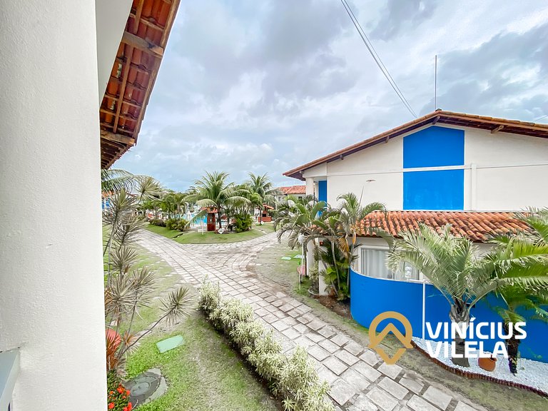 Flat 1 suíte, sala climatizada praia de Taperapuã