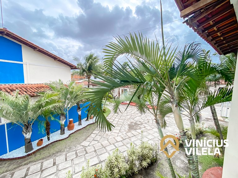 Flat 1 suíte, sala climatizada praia de Taperapuã