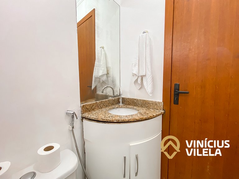 Flat 1 suíte, sala climatizada praia de Taperapuã