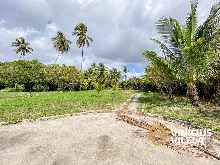 Apartamento frente mar em Taperapuã com piscina