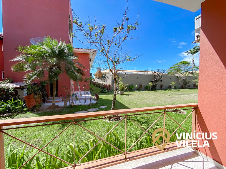 Flat 1 com quarto pavimento superior no condomínio Boulevard