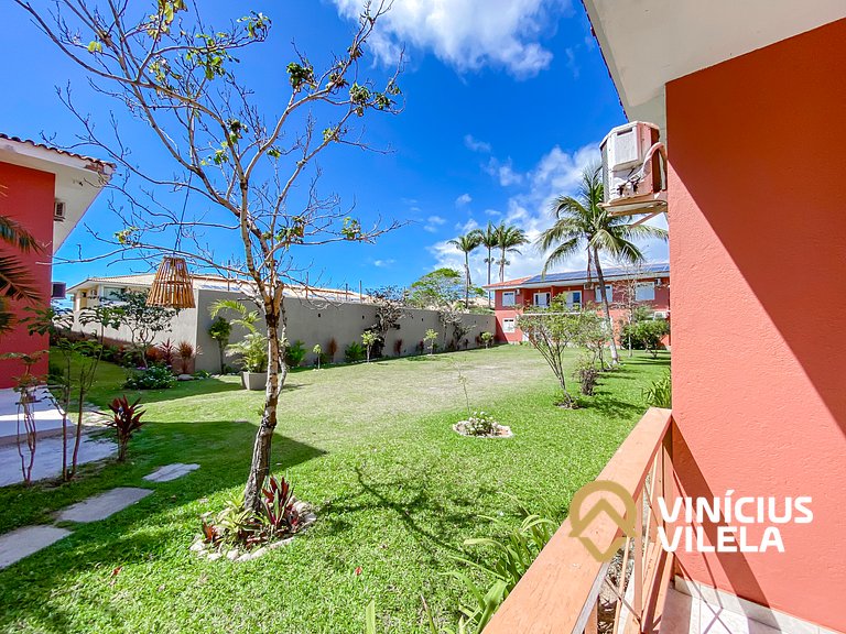 Flat 1 com quarto pavimento superior no condomínio Boulevard