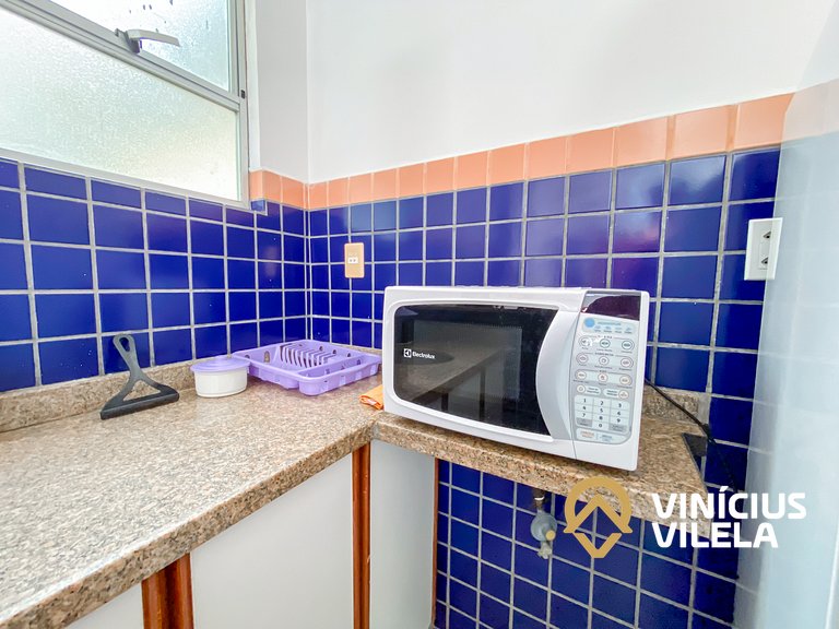 Flat 1 com quarto pavimento superior no condomínio Boulevard