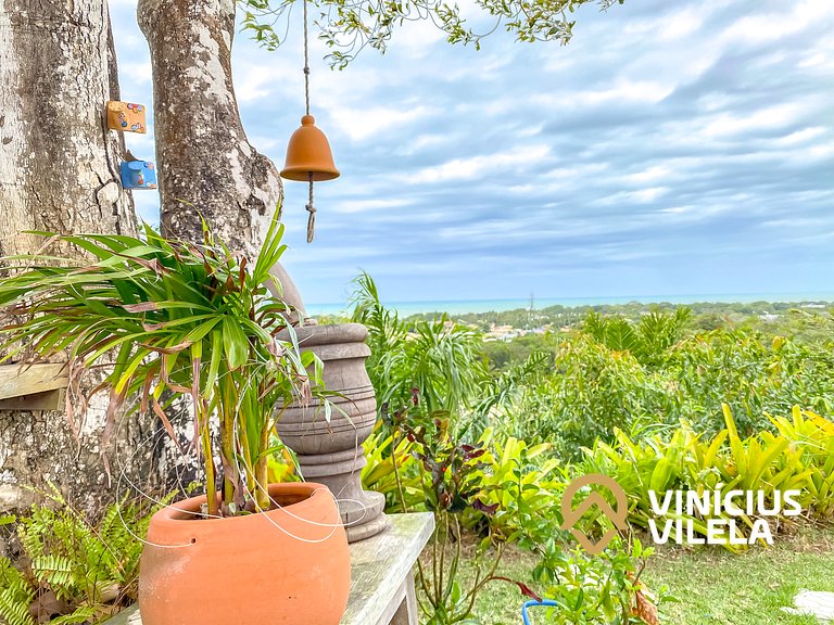 Casa 3Q, condominio c/piscina, gourmet e vista mar