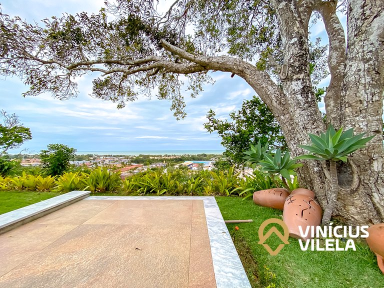 Casa 3Q, condominio c/piscina, gourmet e vista mar