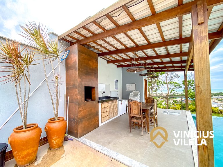 Casa duplex 3 quartos, sendo 2 suítes a aproximadamente 1200