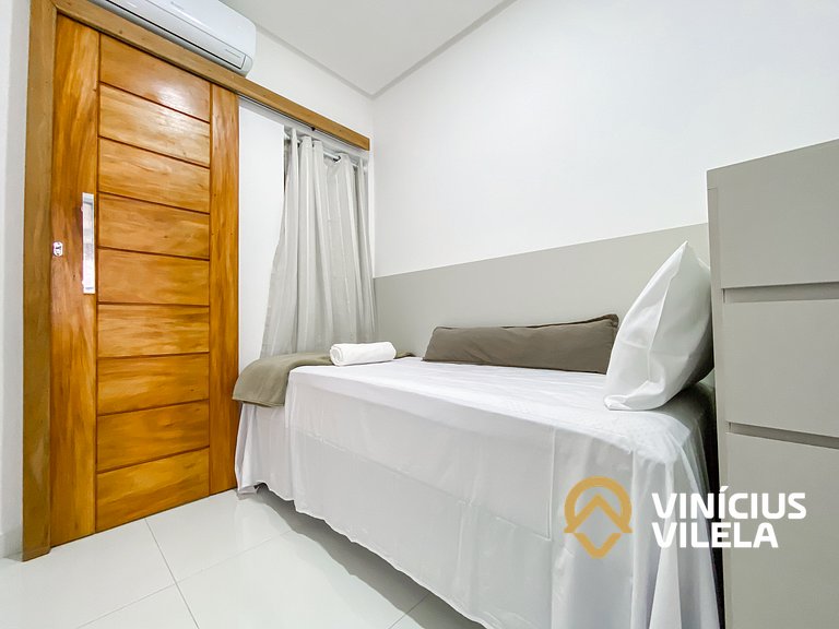 Casa 3Q, condominio c/piscina, gourmet e vista mar