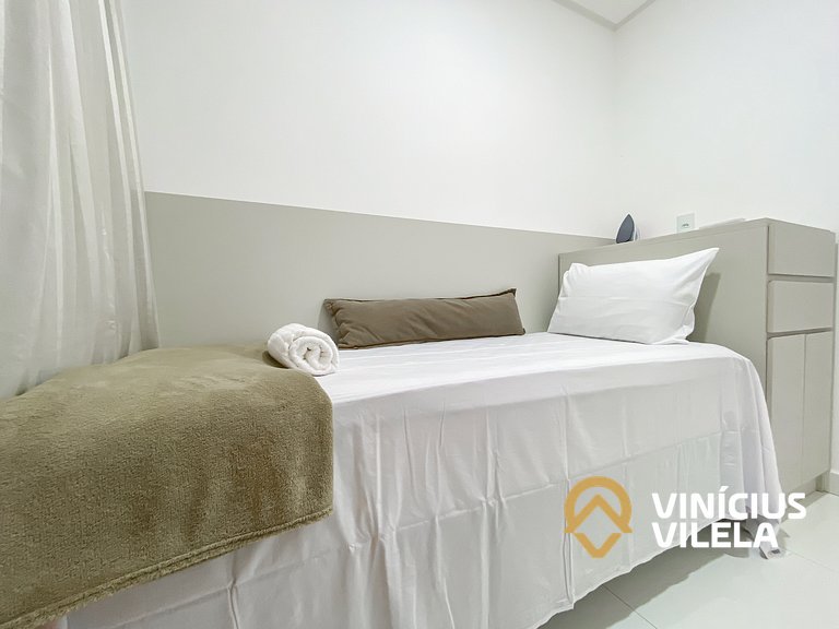 Casa 3Q, condominio c/piscina, gourmet e vista mar