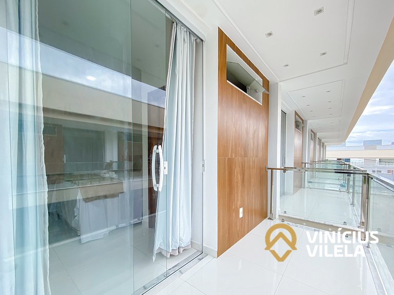 Casa 3Q, condominio c/piscina, gourmet e vista mar