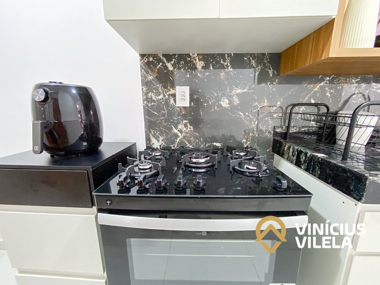 Casa 3Q, condominio c/piscina, gourmet e vista mar