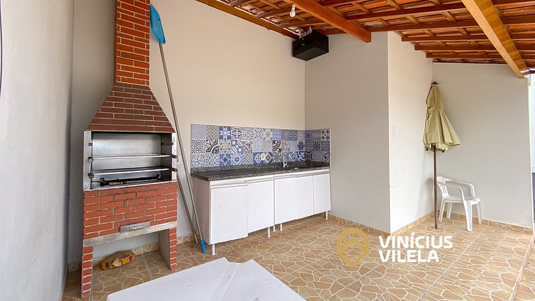 Apê Terreo 2Q 100m da Barraca Gaúcho com piscina