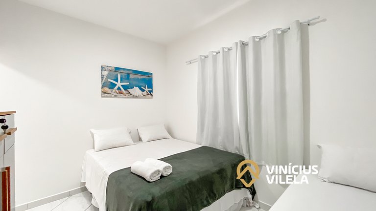 Apê Terreo 2Q 100m da Barraca Gaúcho com piscina