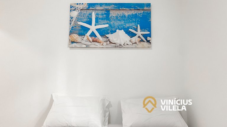 Apê Terreo 2Q 100m da Barraca Gaúcho com piscina