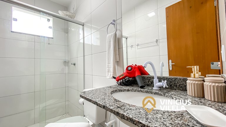 Apê Terreo 2Q 100m da Barraca Gaúcho com piscina