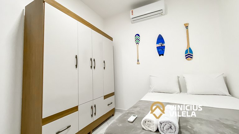 Apê Terreo 2Q 100m da Barraca Gaúcho com piscina