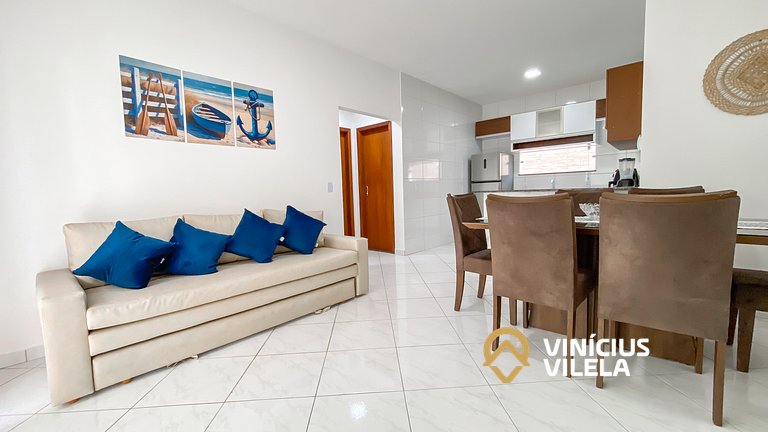 Apê Terreo 2Q 100m da Barraca Gaúcho com piscina