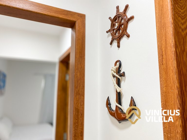 Apê Terreo 2Q 100m da Barraca Gaúcho com piscina