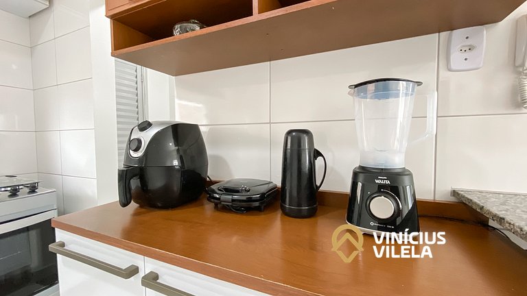 Apê Terreo 2Q 100m da Barraca Gaúcho com piscina