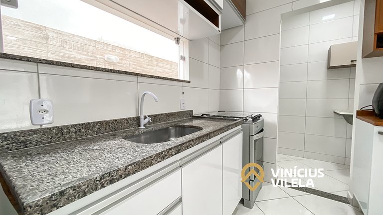 Apê Terreo 2Q 100m da Barraca Gaúcho com piscina