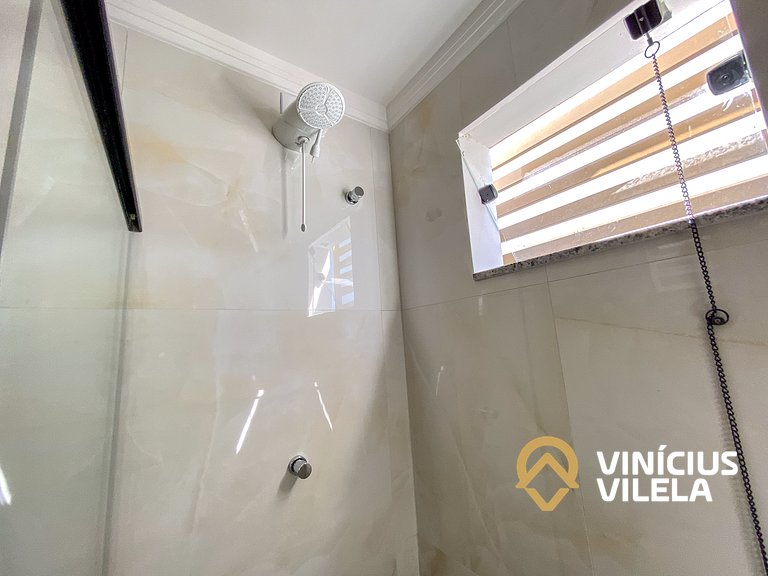 Apê Térreo 2Q prox. a praia de Taperapuã (Axé Moi)