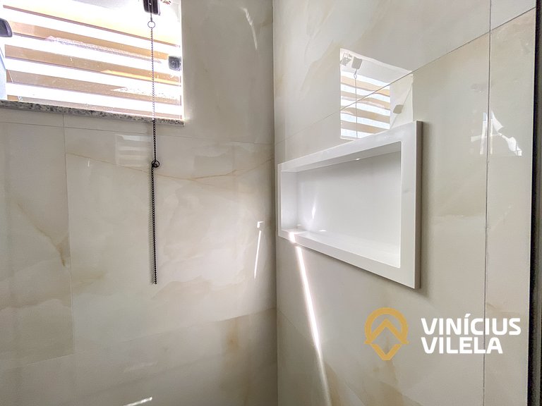 Apê Térreo 2Q prox. a praia de Taperapuã (Axé Moi)