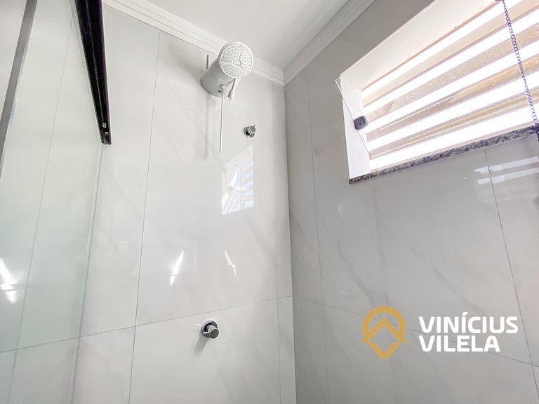 Apê Térreo 3Q prox. a praia de Taperapuã (Axé Moi)