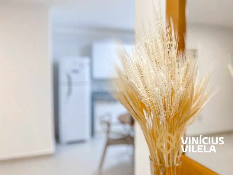 Apê Térreo 3Q prox. a praia de Taperapuã (Axé Moi)