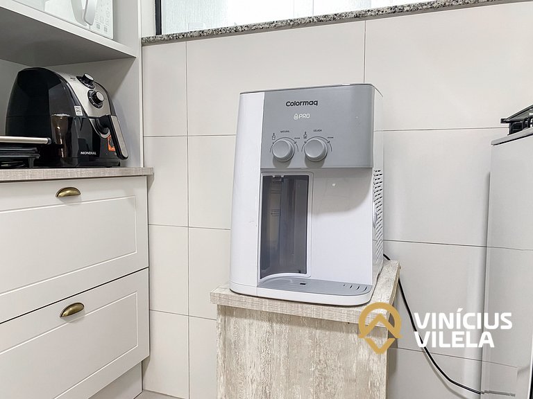 Apê Térreo 3Q prox. a praia de Taperapuã (Axé Moi)