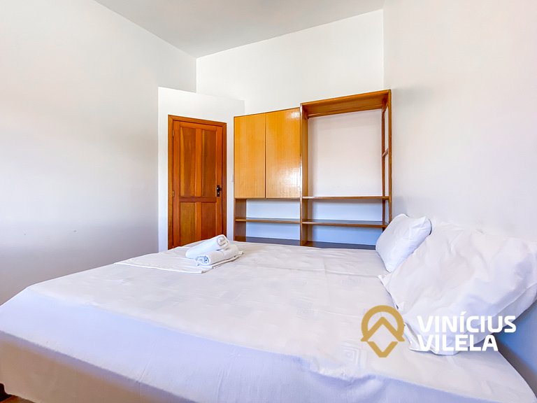 Flat 1Q a 100m da praia de Taperapuã