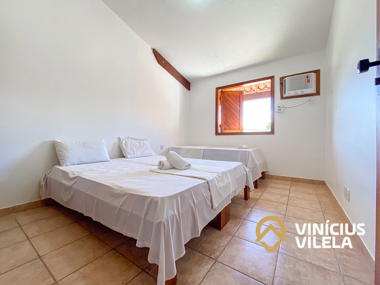 Flat a 100m da Praia de Taperapuã