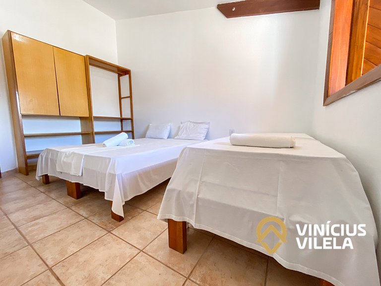 Flat a 100m da Praia de Taperapuã