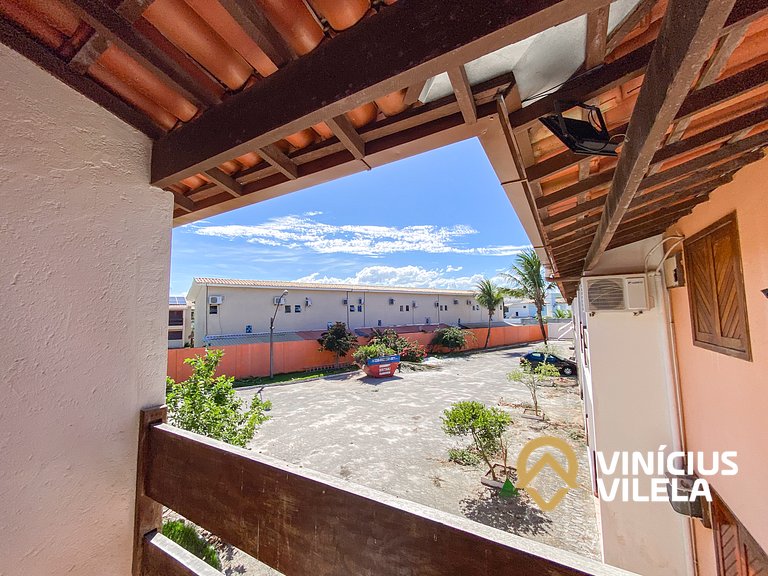 Flat 1Q a 100m da praia de Taperapuã