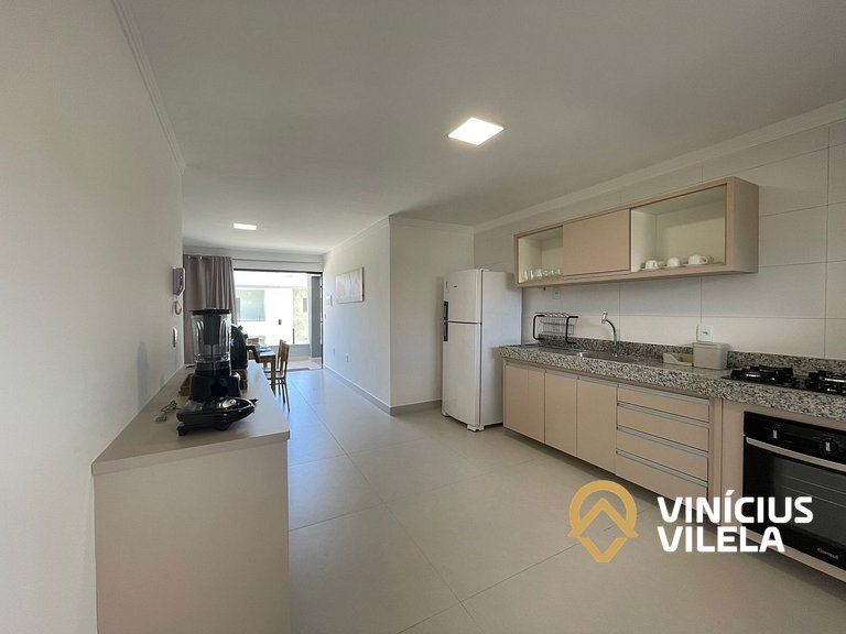 Apê com 3Q prox. a praia de Taperapuã (Axé Moi)