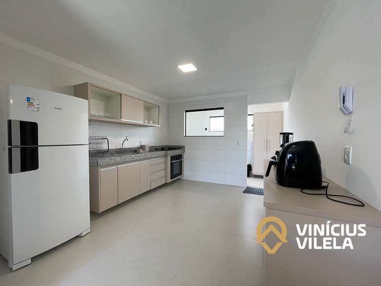 Apê com 3Q prox. a praia de Taperapuã (Axé Moi)