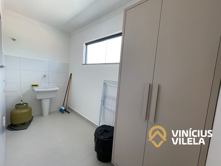 Apê com 3Q prox. a praia de Taperapuã (Axé Moi)