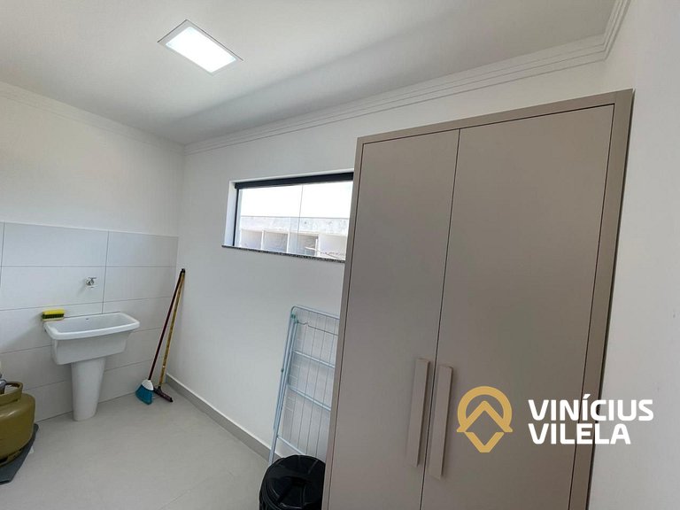 Apê com 3Q prox. a praia de Taperapuã (Axé Moi)