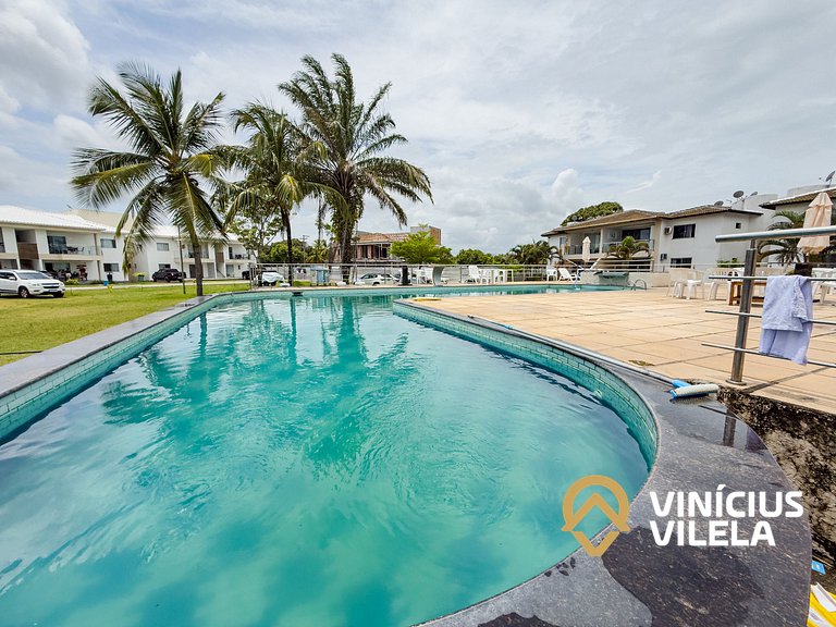 Apto em condomínio frete a paria do Mutá (atravessou a rua t