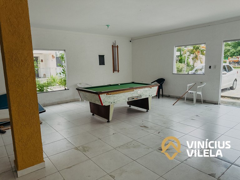 Apto em condomínio frete a paria do Mutá (atravessou a rua t