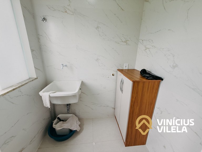 Apê 3Q Frente a praia do Mutá cond. com piscina