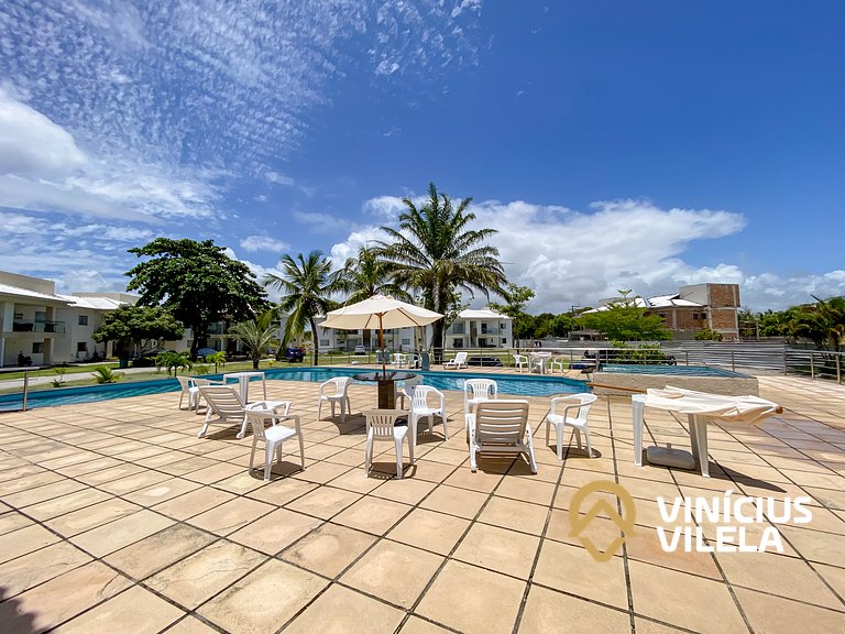 Apto em condomínio frete a paria do Mutá (atravessou a rua t