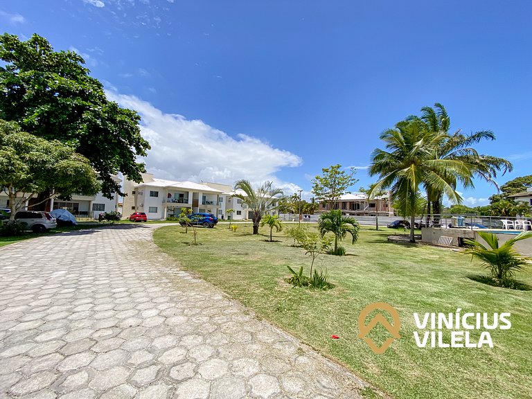 Apto em condomínio frete a paria do Mutá (atravessou a rua t