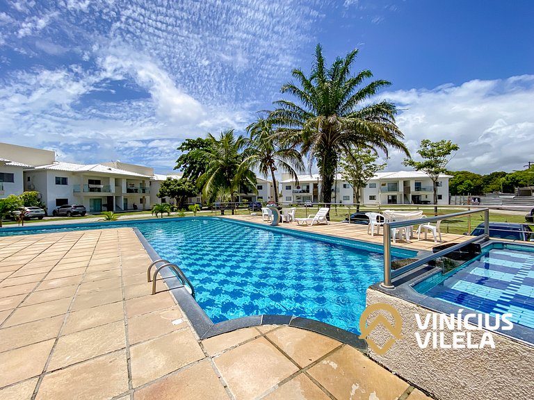 Apto em condomínio frete a paria do Mutá (atravessou a rua t