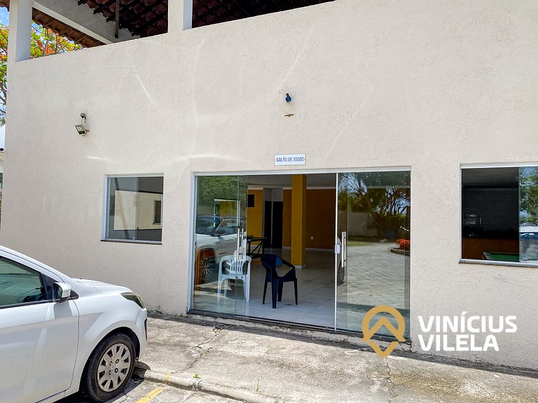 Apto em condomínio frete a paria do Mutá (atravessou a rua t