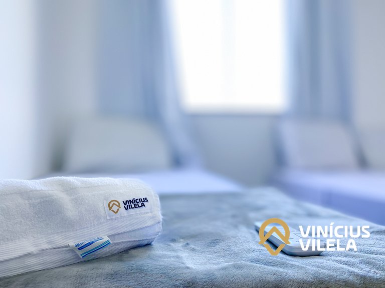 Apê 3Q Frente a praia do Mutá cond. com piscina