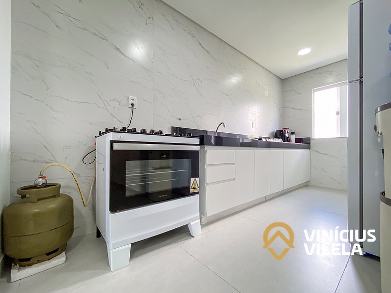 Apê 3Q Frente a praia do Mutá cond. com piscina