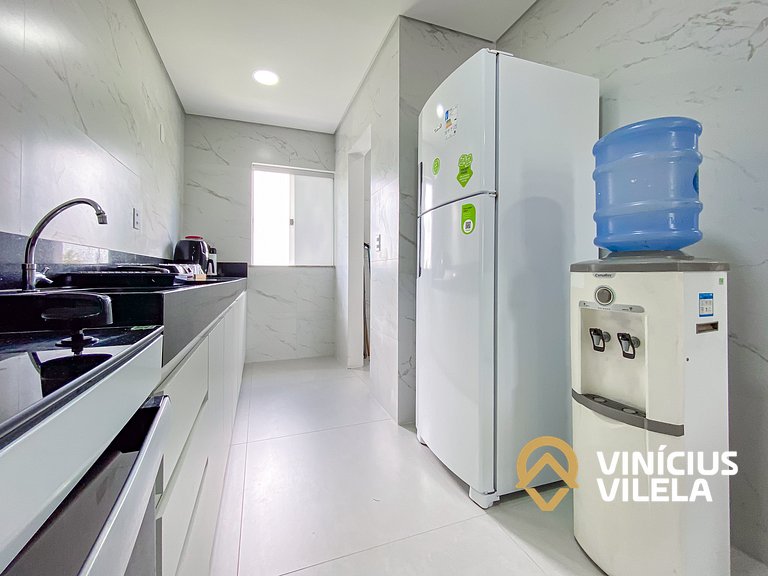 Apê 3Q Frente a praia do Mutá cond. com piscina