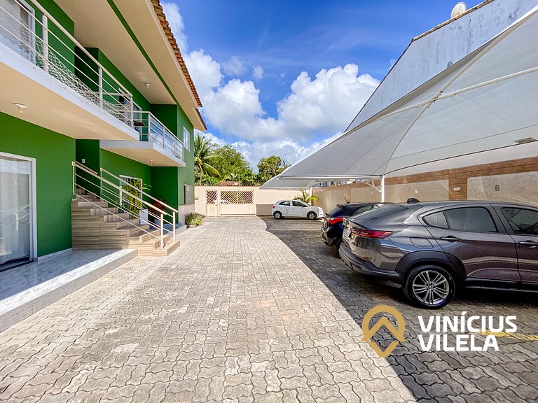 Apto 2Q Pav.Superior a 900m da Praia de Taperapuã