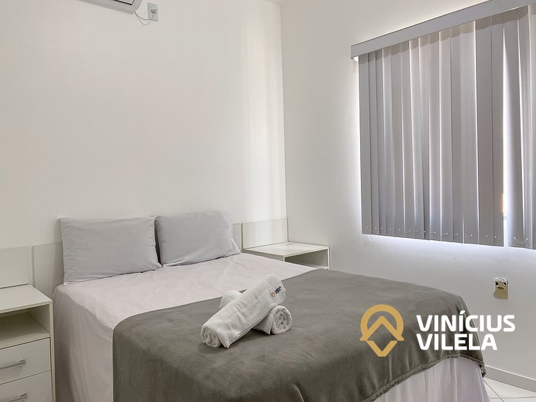 Apto 2Q térreo a 900m da Praia de Taperapuã