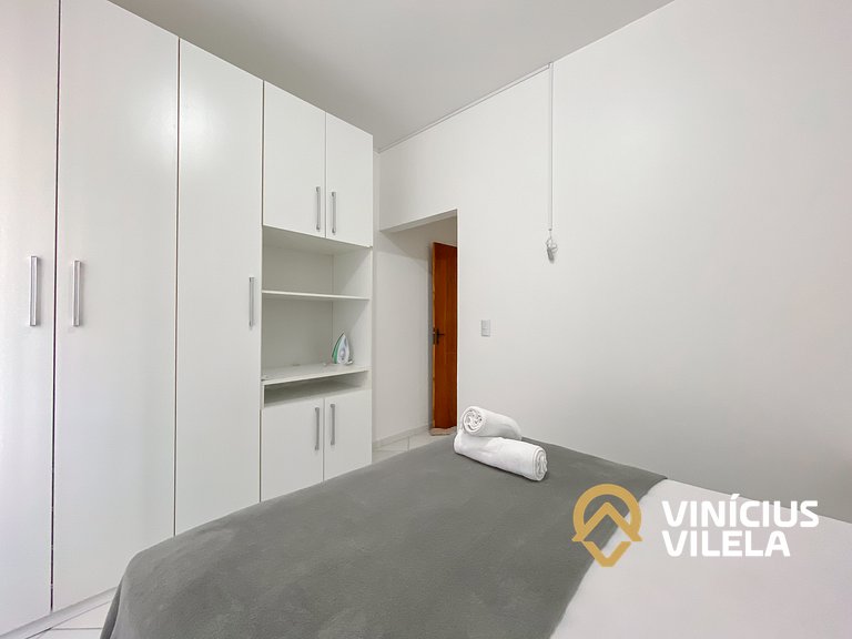 Apto 2Q térreo a 900m da Praia de Taperapuã