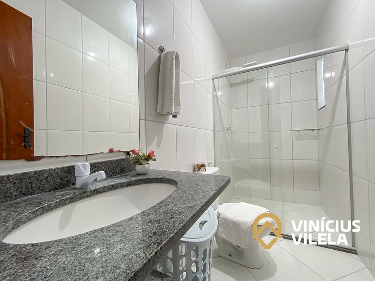 Apto 2Q térreo a 900m da Praia de Taperapuã